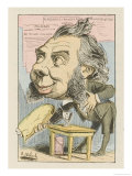 Political Candidate Makes a Gesture of False Sincerity Giclee Print by Moloch 