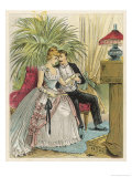 Anticipation: He Proposes She Accepts Giclee Print by Lucien Besche 