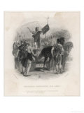 Galgacus Addresses Army Giclée-Druck von W. Greatbach