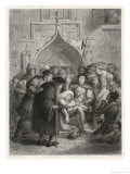 Martin Luther is Unexpectedly Favoured with a Call from God Reproduction procédé giclée par F. Nargeot