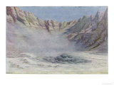 Every Thirty to Sixty Minutes the Sulphur Lake Starts to Boil Giclee Print by W. Kranz