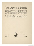 Title Page to the 7th Edition of the Diary of a Nobody Giclee Print by Weedon Grossmith