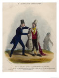 An Observant Policeman Apprehends a Pickpocket Giclee Print by Henry Heath