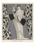 Redfern Dress and Coat in Black and White for the Theatre Giclée-Druck von J. Gose