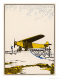 An American Monoplane Giclee Print by Edward Shenton