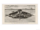 Designed by Claude Goubet in 1885: The First Electrically Powered Submarine Giclee Print by Poyet 