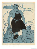 The Worker as Hero Giclee Print by Auguste Roubille