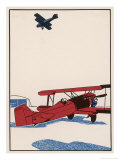 The Boeing 40A is Designed as a Mail Carrier, It Can Carry 500 Kg of Mail Giclee Print by Edward Shenton