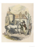 Young Man Considers the Purchase of a Dapple-Grey Horse Giclee Print by Thomas Onwhyn