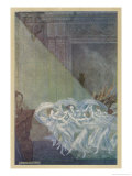 Ring of Fairies Dancing Illustrating John Miltons Vacation Exercise Giclee Print by S. Meteyard