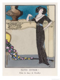 Doeuillet Empire-Line Revival Gown Giclee Print by J. Gose