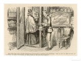 Phone Box in Shop Giclee Print by A.e. Horne Phone Box in Shop Giclee Print by A.e. Horne
