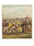 Henry VIII and Francis I Meet on the Field of the Cloth of Gold Near Calais Giclee Print by Joseph Kronheim