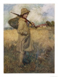 Leaving the Village Giclee Print by W. Lee
