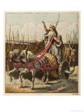 Boadicea and Her Army Giclee Print by Joseph Kronheim