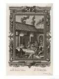 Silversmiths at Work, Illustration to the Prophecies of Jeremiah Chapter 6 Giclee Print by P.g. Harder
