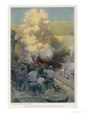 The American Operation: Blasting Rock at the Emperador Cutting Giclee Print by William Harmden