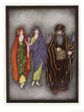 Bluebeard Alarms the Sisters Lámina giclée por Jennie Harbour