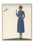 Dress by Doeuillet with Russian Influence Lámina giclée por A.e. Marty