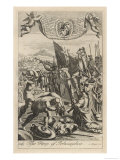 Jehoshaphat Fourth King of Judah Leads His People into the Desert and the Levites Sing Giclee Print by J. Kip