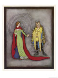 Beauty is Dismayed by the Beast's Horrific Appearance reproduction procédé giclée par Jennie Harbour