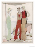 Lido Pyjamas 1930 Giclee Print by Marcel Rochas