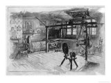 Spitalfields Weaver at Work Giclee Print by F.g. Kitton