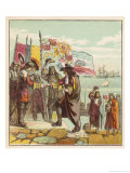 William Prince of Orange Lands at Torbay and is Greeted as the Future King William III Giclee Print by Joseph Kronheim