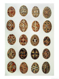 Decorated Eggs from Ukraine Giclee Print