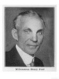 Henry Ford, American Automobile Manufacturer Reproduction procédé giclée