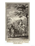 Boadicea (Aka Boudicca) Queen of the Iceni in Her Chariot Giclee Print
