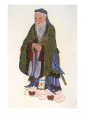 Confucius Known Also as: K'Ung Ch'Iu Chinese Philosopher reproduction procédé giclée