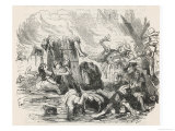 The Aftermath of the Gordon Riots Giclee Print by Phiz 