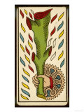 Tarot: The Ace of Clubs Giclee Print