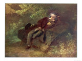 Ludwig Van Beethoven Beethoven Sitting in Some Woods Giclee Print