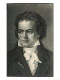 Ludwig Van Beethoven German Composer Portrait Lámina giclée