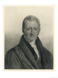 Thomas Robert Malthus Philosopher Known for Study of Population Lámina giclée