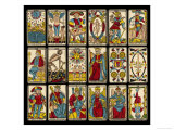 Tarot Selection from the Traditional Marseille Pack reproduction procédé giclée