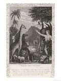 Adam in Eden Names the Creatures in Creation reproduction procédé giclée