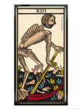 Tarot: 13 La Mort, Death reproduction procédé giclée