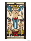 Tarot: 15 Le Diable, The Devil reproduction procédé giclée