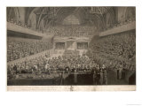 Warren Hastings Governor- General of India is Tried for Misconducting His Rule Giclee Print by R. Pollard