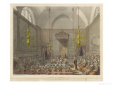 House of Lords 1809 Giclee Print by Rowlandson & Pugin 