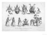 The Ten Avatars (Incarnations) of Vishnu Giclée-Druck