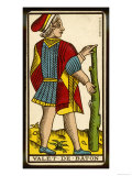Tarot: The Page of Clubs Giclee Print