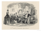 Model of Parental Deportment, Prince Turveydrop and His Fiancee Caddy Jellyby Giclee Print by Phiz 