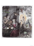 Witches Assisted by Demons Prepare for the Sabbat Giclee Print