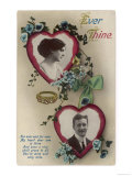 Two Hearts and a Ring, Ever Thine! Giclee Print
