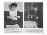 William Marriott Exposes Medium Stanislawa Tomczyk's Levitation of a Glass Tumbler Giclee Print