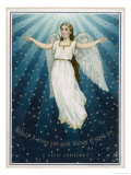 Flying Angel Among the Stars Giclee Print